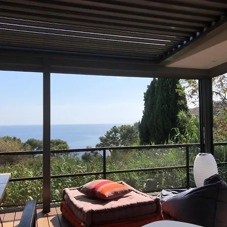 Maison Vue 100m De La Plage-crique Carqueiranne